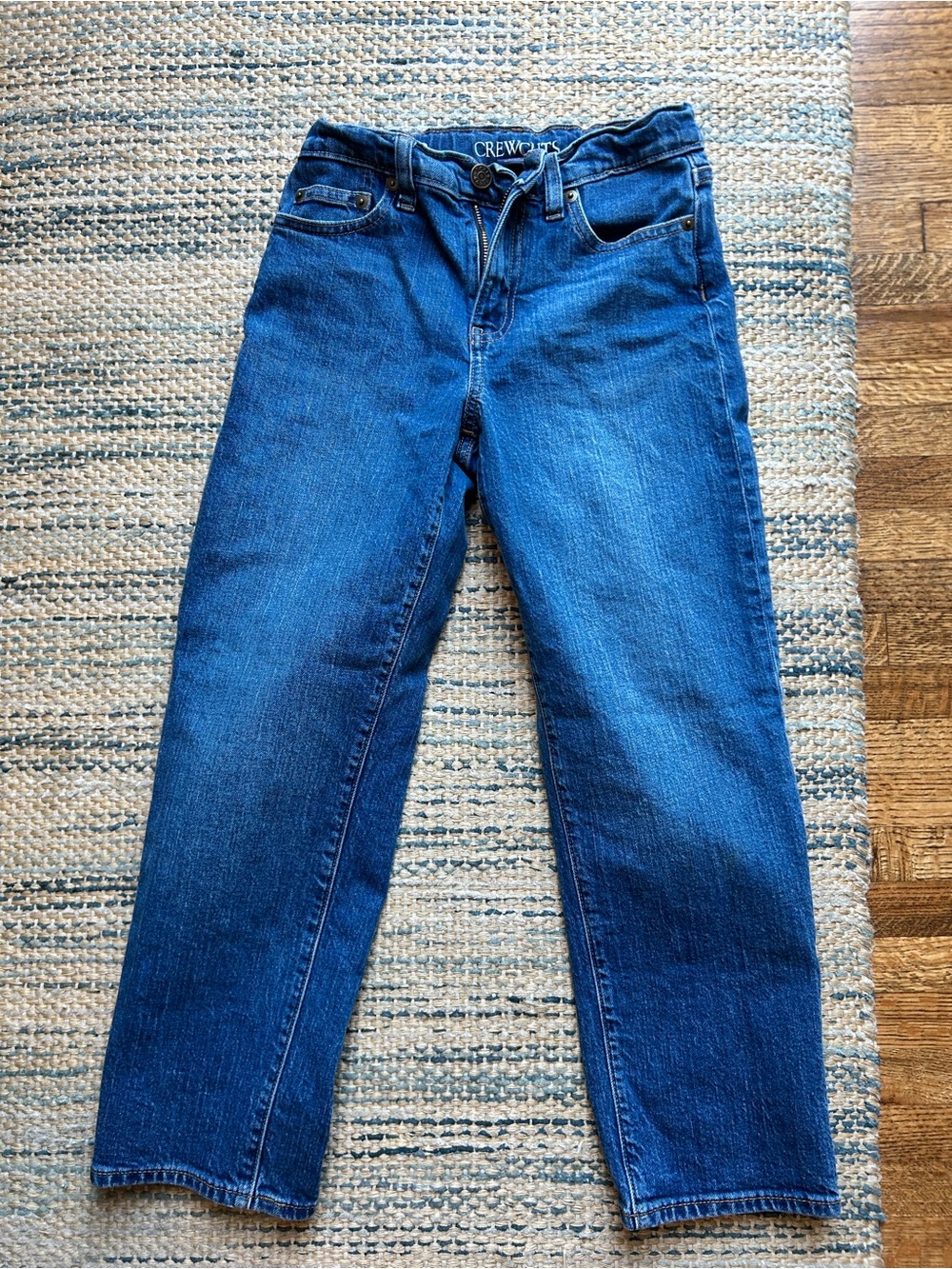 Crewcuts Kids Blue Straight-Leg Jeans